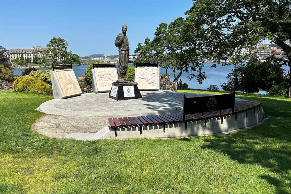 Finished project of the Lebanese Emigrant Statue